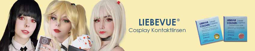 Farbige Kontaktlinsen von LIEBEVUE für Anime Cosplay und Halloween Farbige Kontaktlinsen von LIEBEVUE für Anime Cosplay und Halloween