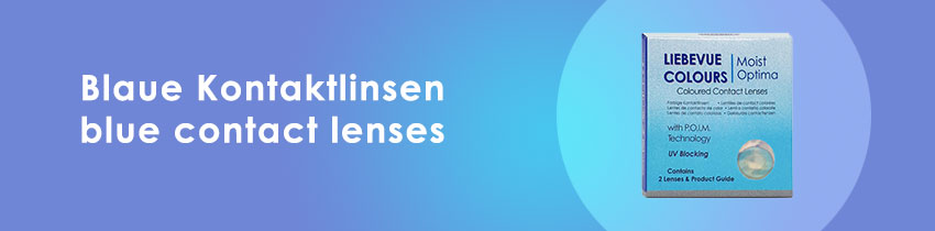 Blaue Kontaktlinsen mit Stärke Blaue Kontaktlinsen mit Stärke