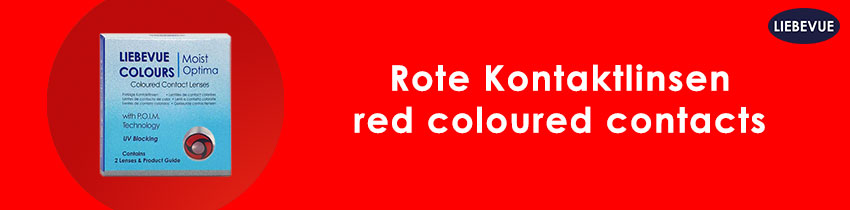 Rote Kontaktlinsen für Cosplay Rote Kontaktlinsen für Cosplay