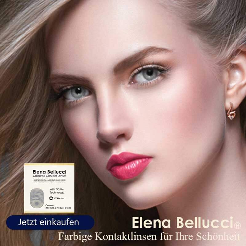 Elena Bellucci beste farbige Kontaktlinsen mit Stärke für dunkle Augen Elena Bellucci beste farbige Kontaktlinsen mit Stärke für dunkle Augen
