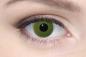 Mobile Preview: Farbige Kontaktlinsen Motivlinsen LIEBEVUE Colour Accent solid Green im Auge getragen