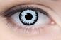 Mobile Preview: Farbige Kontaktlinsen Motivlinsen LIEBEVUE Lunar schwarz blau getragen
