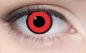 Mobile Preview: Farbige Kontaktlinsen Motivlinsen LIEBEVUE Rage rot getragen