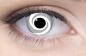 Preview: Farbige Kontaktlinsen Motivlinsen LIEBEVUE White Swirl Weisser Wirbel getragen