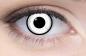 Preview: Farbige Kontaktlinsen Motivlinsen LIEBEVUE Zombie weiss getragen