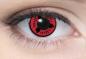 Mobile Preview: Farbige Kontaktlinsen Motivlinsen LIEBEVUE Itachi Series Sharingan Auge 2 im Auge getragen