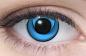 Mobile Preview: Farbige Kontaktlinsen Motivlinsen LIEBEVUE Manga Azure im Auge getragen