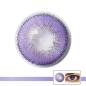 Preview: Farbige Kontaktlinsen LIEBEVUE 3-Tone Luxus Violet Farbmuster