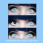 Preview: Weisse Kontaktlinsen auf braunen Augen - LIEBEVUE White Mesh