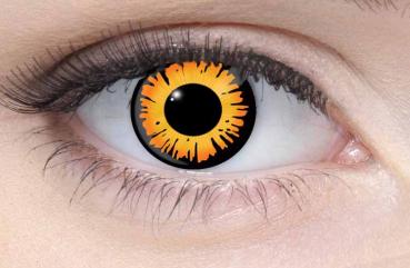 Farbige Kontaktlinsen Motivlinsen LIEBEVUE Twilight Bella getragen