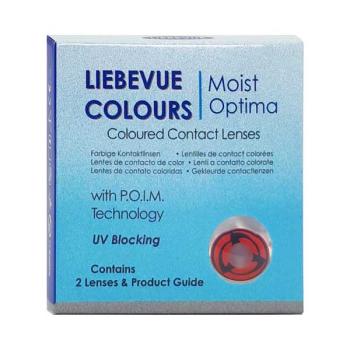 Preview: Rote Sharingan Kontaktlinsen – Liebevue Itachi Kakashi – Cosplay – 3 Monate – 2 Stück Preview: Verpackung der roten farbigen Kontaktlinsen LIEBEVUE Itachi Kakashi