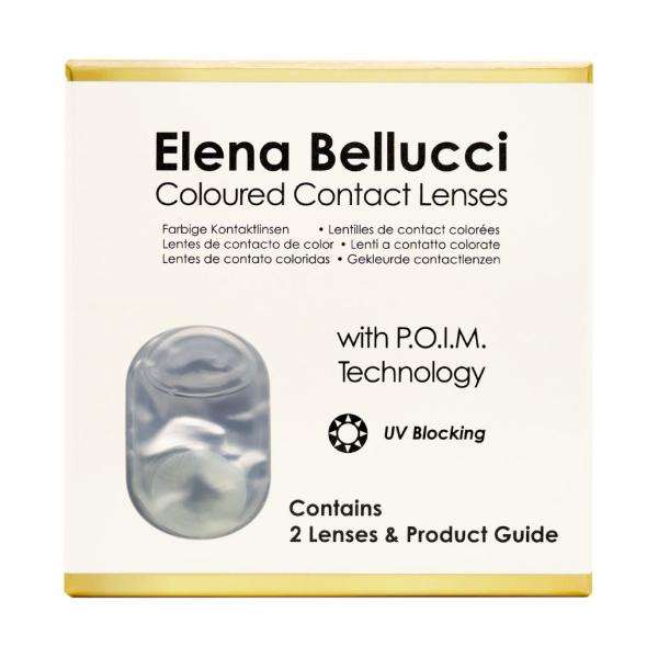 Farbige Kontaktlinsen Elena Bellucci Fantasy Series 1 Green Gray Packung
