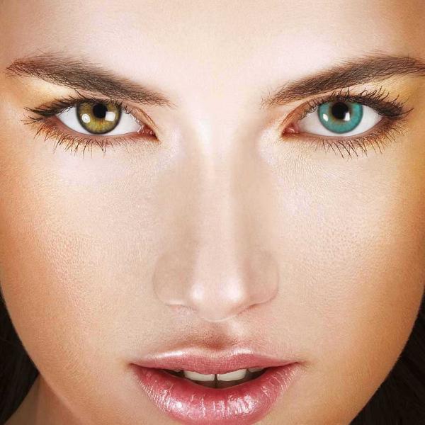 Farbige Kontaktlinsen Elena Bellucci Fantasy Series 2 aqua Effekt Model helle Augen