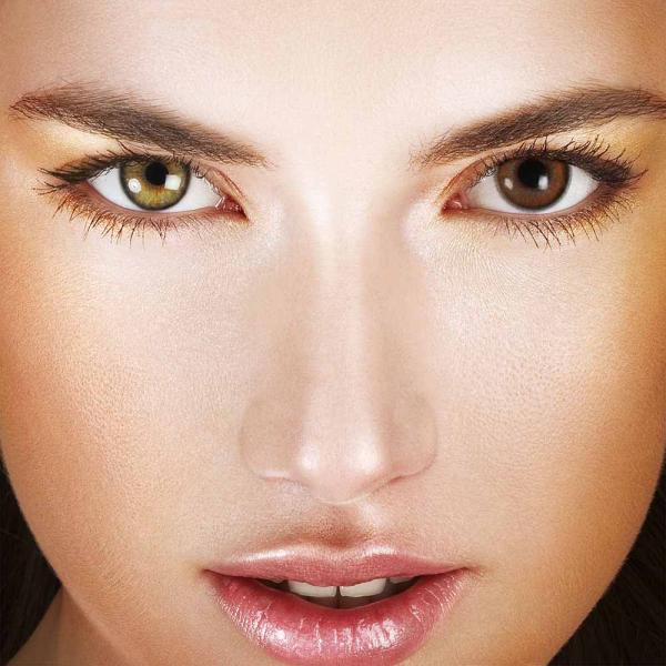 Farbige Kontaktlinsen Elena Bellucci Fantasy Series 4 honey Effekt Model helle Augen