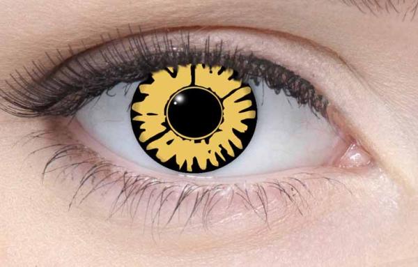 Farbige Kontaktlinsen Motivlinsen LIEBEVUE Twilight New Moon getragen