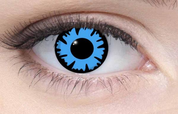 Blaue Farbige Kontaktlinsen Motivlinsen LIEBEVUE Wizard Zauberer Auge