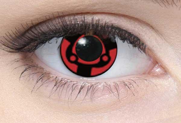 Farbige Kontaktlinsen Motivlinsen LIEBEVUE Itachi Series Sharingan Auge Madara im Auge getragen