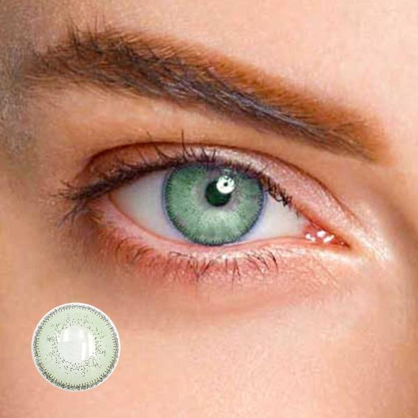 Farbige Kontaktlinsen LIEBEVUE 2-Tone Eva Green Farbmuster