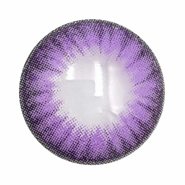 Farbige Kontaktlinsen Motivlinsen LIEBEVUE Blitz Purple Farbmuster