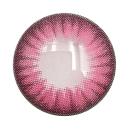 Liebevue Blitz Pink – Pinke Farbige Kontaktlinsen mit Stärke – Cosplay – 3 Monate – 2 Stück