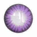 Liebevue Blitz Purple – Lila Kontaktlinsen mit Stärke – Cosplay – 3 Monate – 2 Stück