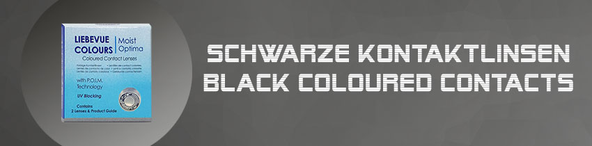 Black coloured contact lenses for halloween anime cosplay and carnival Black coloured contact lenses for halloween anime cosplay and carnival