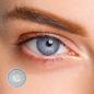Mobile Preview: Coloured contact lenses LIEBEVUE 2-Tone Eva Dark Gray colour pattern