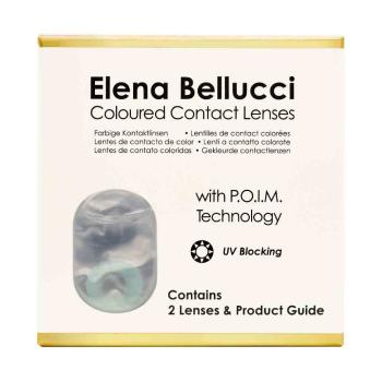 Preview: Elena Bellucci Fantasy I Aqua – Coloured Contact Lenses without power – 3 Months – 2 Lenses Preview: Packaging Box Elena Bellucci Coloured Contact Lenses - Fantasy I Aqua