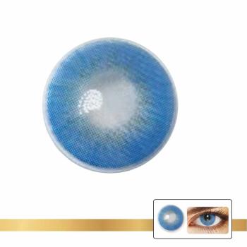 Coloured contact lenses Elena Bellucci Fantasy Series 1 Sapphire colour pattern