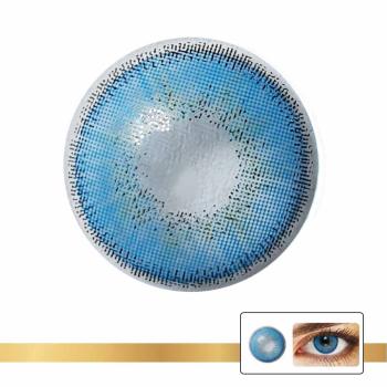 Coloured contact lenses Elena Bellucci Fantasy Series 4 Sapphire colour pattern