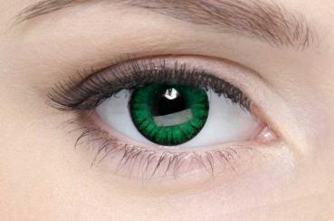 Preview: Liebevue Blitz Green – Coloured Contact Lenses – Cosplay – 3 Months – 2 Lenses Preview: Effect of Green coloured contact lenses on the eye