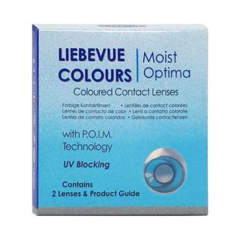 Coloured contact lenses costume contacts LIEBEVUE Manga Azure box