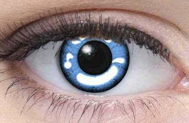 Liebevue Manga Sky Blue – Coloured Contact Lenses – Cosplay – 3 Months – 2 Lenses