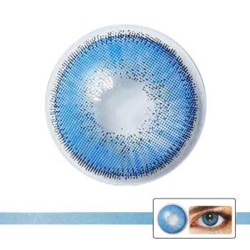 Coloured contact lenses LIEBEVUE 3-Tone Luxus Blue colour pattern