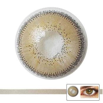 LIEBEVUE Luxus Hazel – Coloured Contact Lenses – 3 Months – 2 Lenses