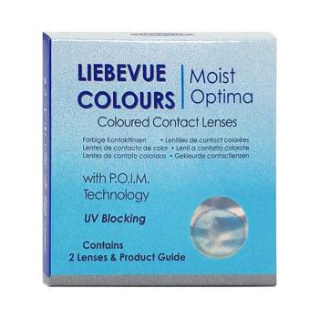Coloured contact lenses LIEBEVUE 2-Tone Eva Sapphire box