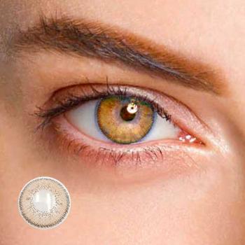 Coloured contact lenses LIEBEVUE 2-Tone Eva Honey colour pattern