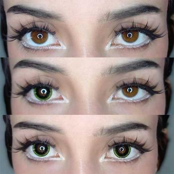 Preview: Liebevue Manga Green – Coloured Contact Lenses – Cosplay – 3 Months – 2 Lenses Preview: Green coloured cosplay manga contact lenses - LIEBEVUE manga green