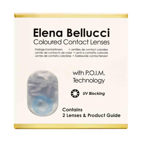 Packaging Box Elena Bellucci Coloured Contact Lenses - Fantasy I Sapphire