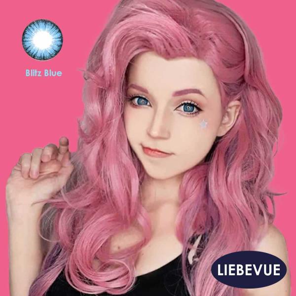 Coloured contact lenses cosplay contacts LIEBEVUE Blitz Blue Model