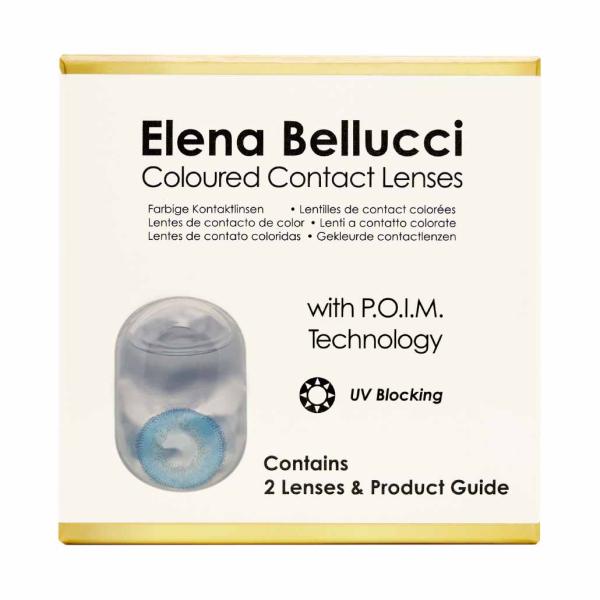 Packaging Box Elena Bellucci Coloured Contact Lenses - Fantasy IV Sapphire