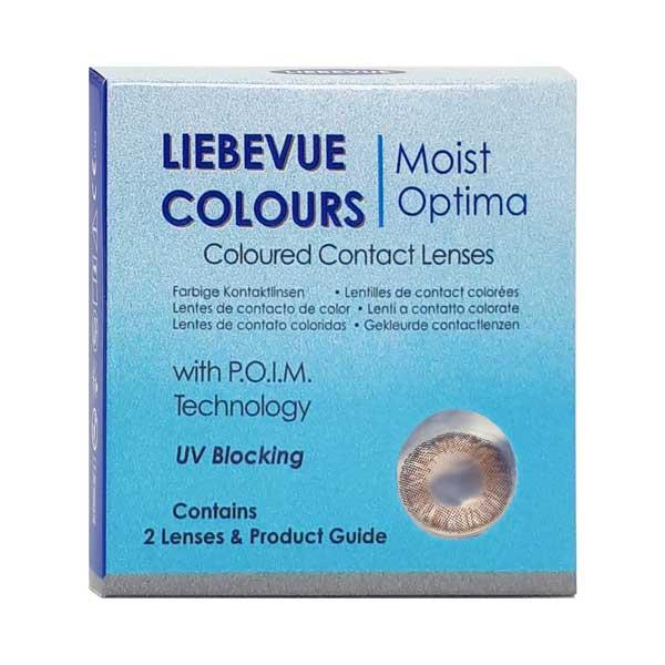 Coloured contact lenses LIEBEVUE 3-Tone Ardor Brown box