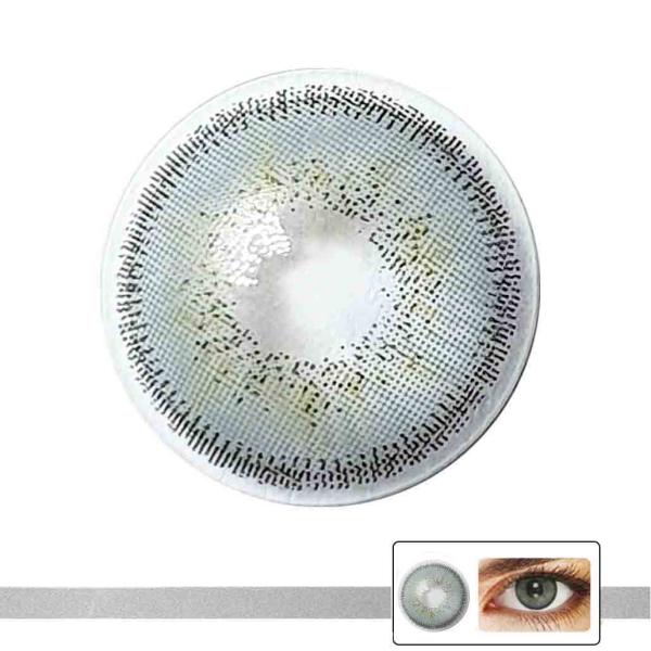Coloured contact lenses LIEBEVUE 3-Tone Luxus Dark Gray colour pattern