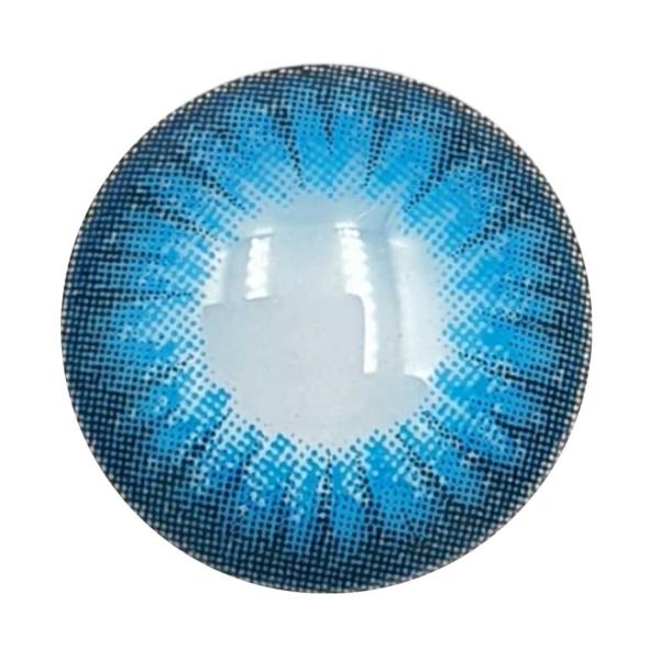 Blue Coloured Contour Lenses LIEBEVUE Blitz