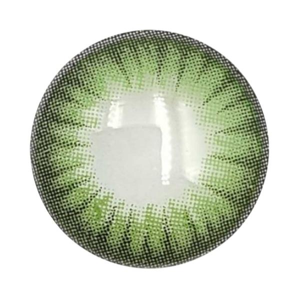 Coloured contact lenses costume contacts LIEBEVUE Blitz Green colour pattern