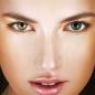 Preview: Model with green contact lenses in one eye  - Fantasy IV Green