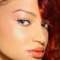 Preview: Woman wears gray coloured contact lenses