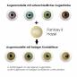 Preview: Effect of coloured contact lenses on different eye colors