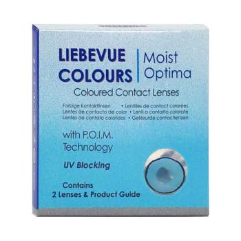 Verpackungsbox LIEBEVUE Farbige Kontaktlinsen - Blue Manson