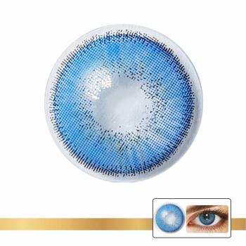 Elena Bellucci Fantasy IV Blue – Farbige Kontaktlinsen mit Stärke – 3 Monate – 2 Stück